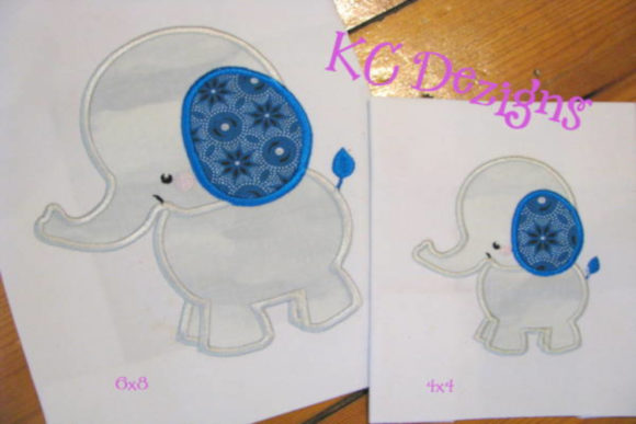 Baby Elephant Side View Applique Review