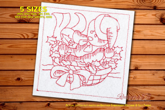 Christmas Bear Machine Embroidery Review