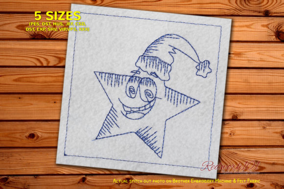 Christmas Star Redwork Embroidery Review