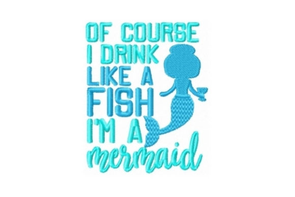Drink Like a Fish Embroidery Review