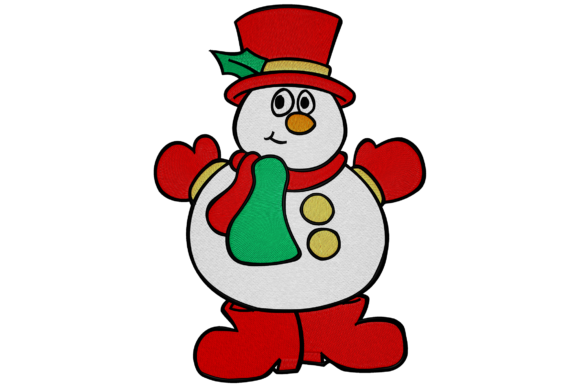 Happy Snowman Embroidery Review for Boutique Sweatshirts