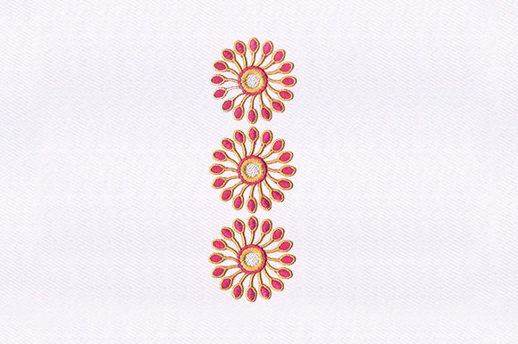 Pink Florals Quilting Design Review
