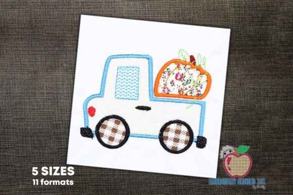 Pumpkin Truck Applique Review